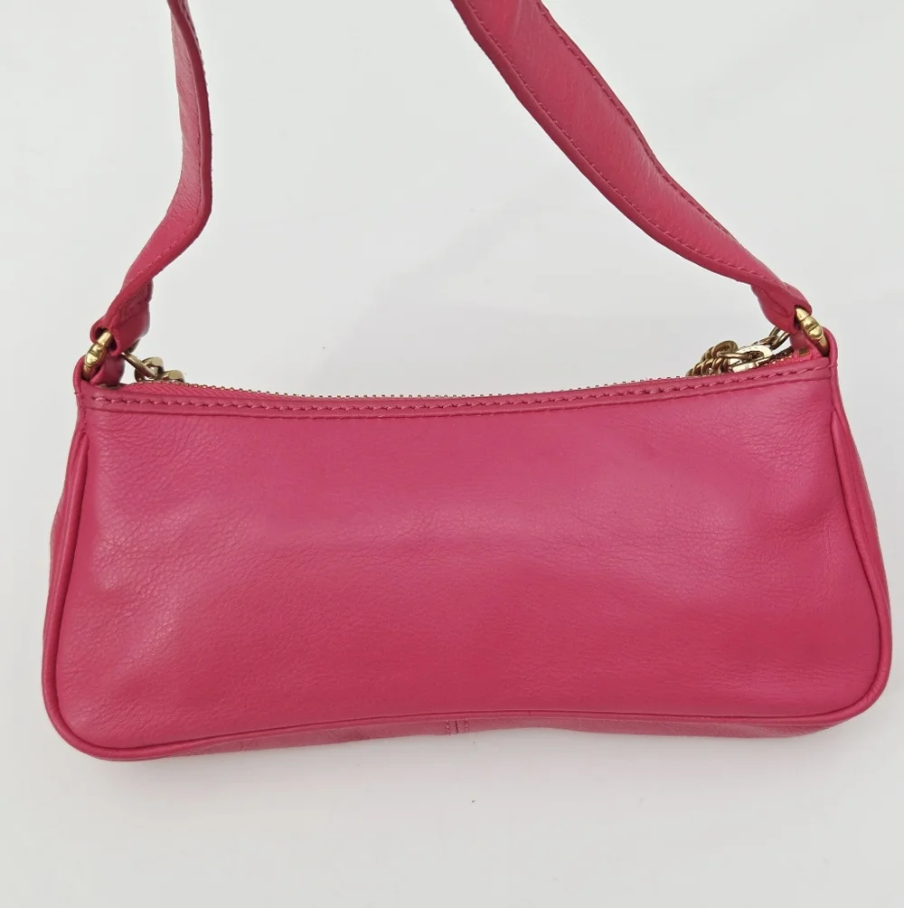 VINTAGE Y2K JUICY COUTURE GENUINE LEATHER BAGUETTE BAG